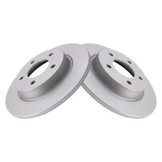 TRQ® - Plain Rear Disc Brake Rotors