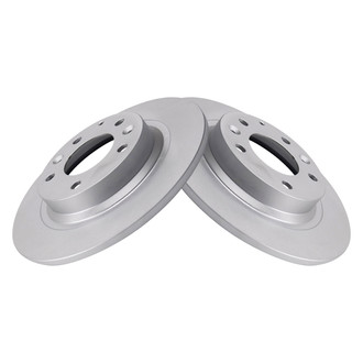 TRQ® - Plain Rear Disc Brake Rotors