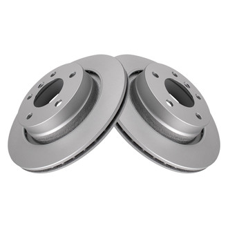 TRQ® - Plain Rear Disc Brake Rotors