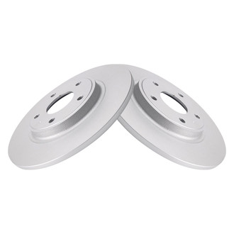 TRQ® - Plain Rear Disc Brake Rotors