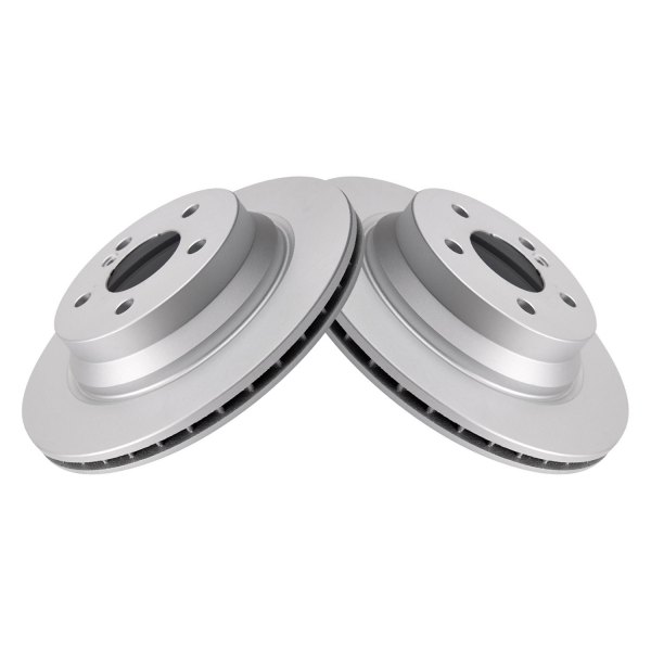 TRQ® - Plain Rear Disc Brake Rotors
