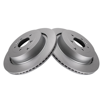 TRQ® - Plain Rear Disc Brake Rotors