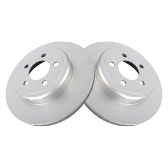 TRQ® - Plain Rear Disc Brake Rotors