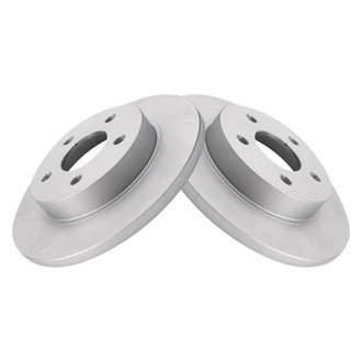 TRQ® - Plain Rear Disc Brake Rotors