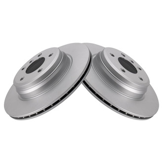 TRQ® - Plain Vented Rear Disc Brake Rotors