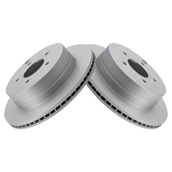 TRQ® - Plain Rear Disc Brake Rotors