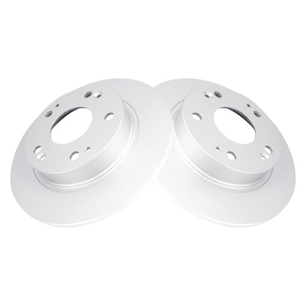 TRQ® - Plain Rear Disc Brake Rotors