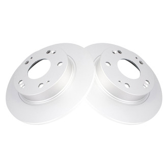 TRQ® - Plain Rear Disc Brake Rotors