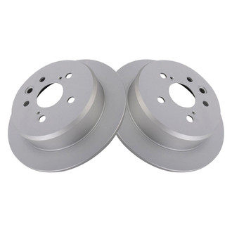 TRQ® - Plain Rear Disc Brake Rotors