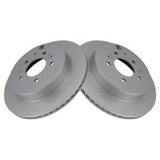 TRQ® - Plain Vented Rear Disc Brake Rotors