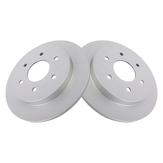 TRQ® - Plain Rear Disc Brake Rotors