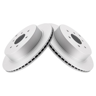 TRQ® - Plain Vented Rear Disc Brake Rotors