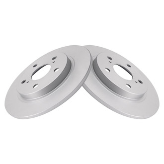 TRQ® - Plain Rear Disc Brake Rotors