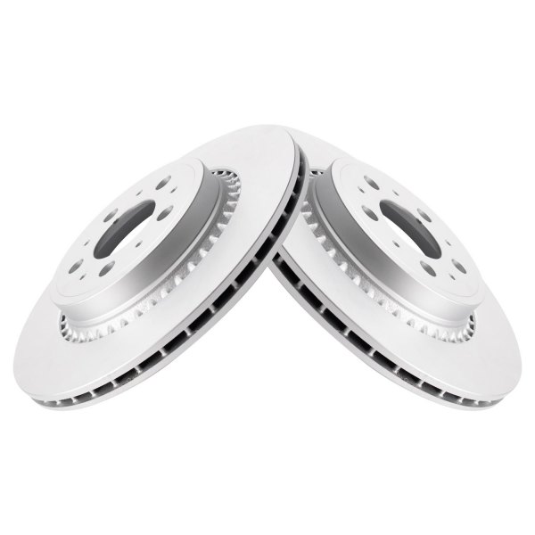 TRQ® - Plain Rear Disc Brake Rotors