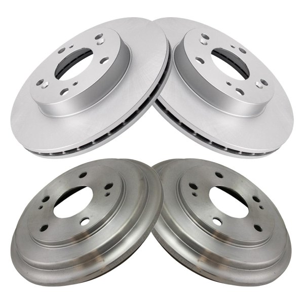 TRQ® - Plain Disc Brake Rotors