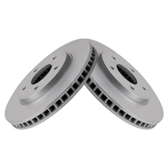 TRQ® - Plain Vented Front Disc Brake Rotors