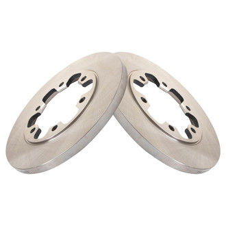 TRQ® - Solid Rear Disc Brake Rotors