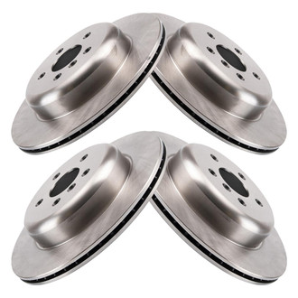 TRQ® - Rear Disc Brake Rotors