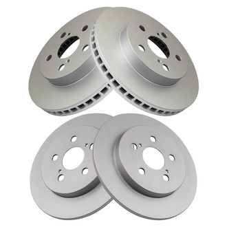 TRQ® - Front and Rear Disc Brake Rotors