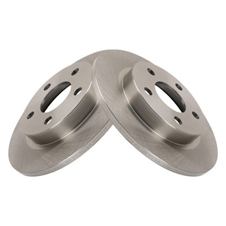 TRQ® - Solid Rear Disc Brake Rotors