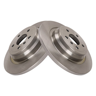 TRQ® - Solid Rear Disc Brake Rotors