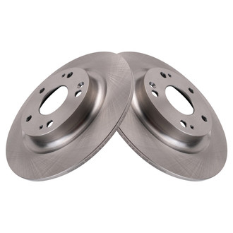 TRQ® - Solid Rear Disc Brake Rotors