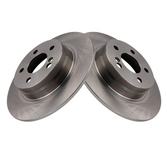 TRQ® - Solid Rear Disc Brake Rotors