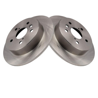 TRQ® - Solid Rear Disc Brake Rotors