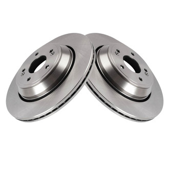 TRQ® - Vented Rear Disc Brake Rotors