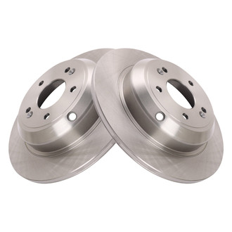 TRQ® - Solid Rear Disc Brake Rotors