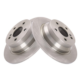 TRQ® - Solid Rear Disc Brake Rotors