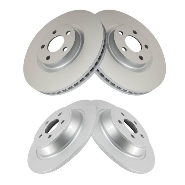 TRQ® - Front and Rear Disc Brake Rotors