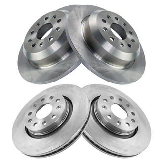 TRQ® - Front and Rear Disc Brake Rotors
