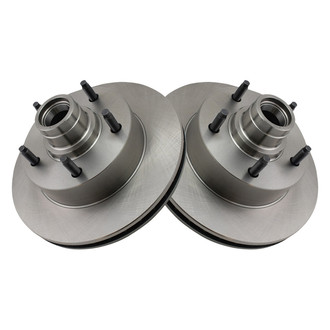 TRQ® - Plain Vented Front Disc Brake Rotors