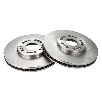 TRQ® - Plain Vented Front Disc Brake Rotors