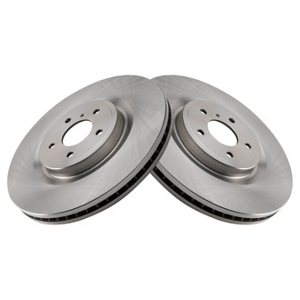 TRQ® - Plain Vented Front Disc Brake Rotors