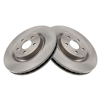 TRQ® - Plain Vented Front Disc Brake Rotors