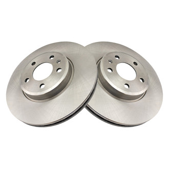 TRQ® - Plain Vented Front Disc Brake Rotors