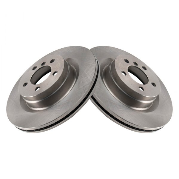 TRQ® - Plain Front Disc Brake Rotors