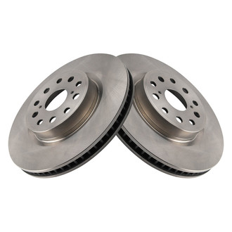 TRQ® - Plain Vented Front Disc Brake Rotors