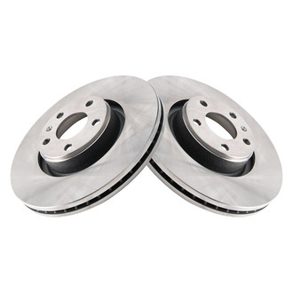 TRQ® - Plain Vented Front Disc Brake Rotors
