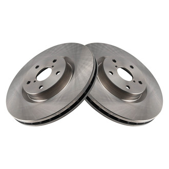 TRQ® - Plain Vented Front Disc Brake Rotors
