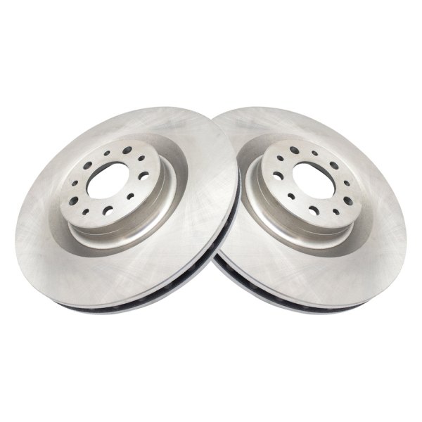 TRQ® - Plain Front Disc Brake Rotors