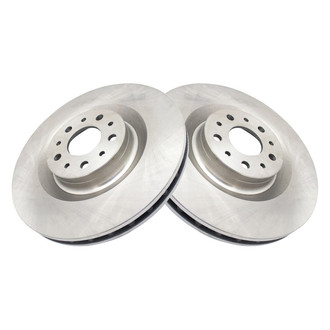 TRQ® - Plain Vented Front Disc Brake Rotors