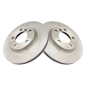 TRQ® - Plain Vented Front Disc Brake Rotors