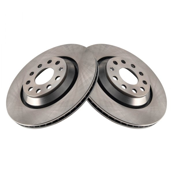 TRQ® - Plain Rear Disc Brake Rotors