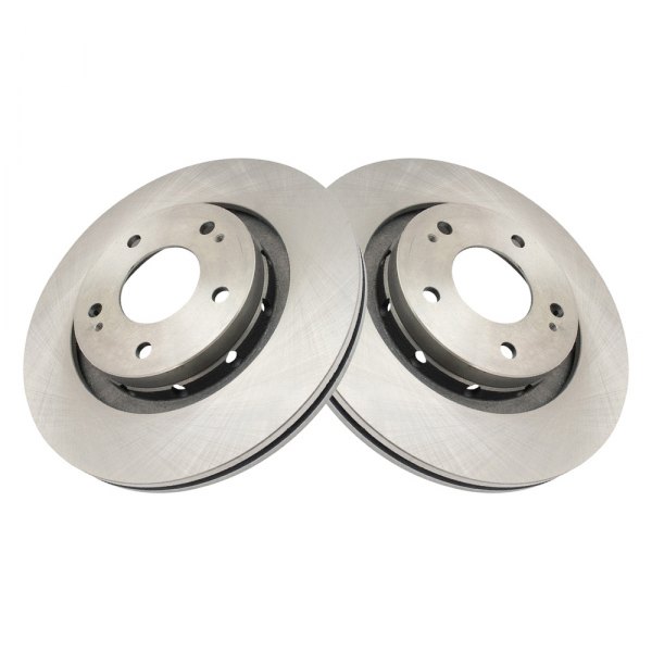 TRQ® - Plain Front Disc Brake Rotors