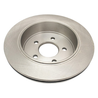 TRQ® - Plain Vented Rear Disc Brake Rotors