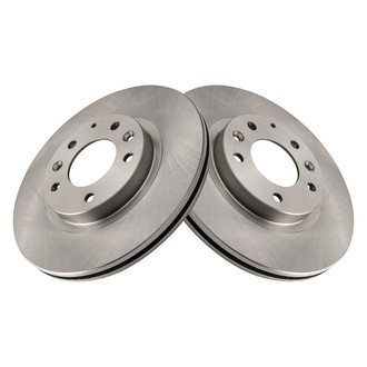 TRQ® - Plain Vented Front Disc Brake Rotors