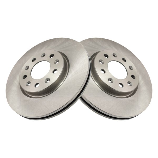 TRQ® - Plain Front Disc Brake Rotors